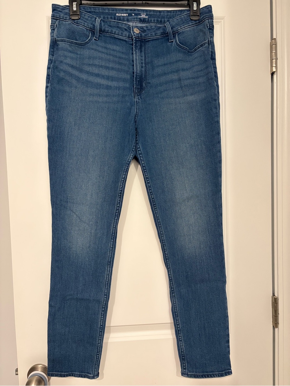 Old Navy Women's Medium Blue Stretch Skinny Jeans
